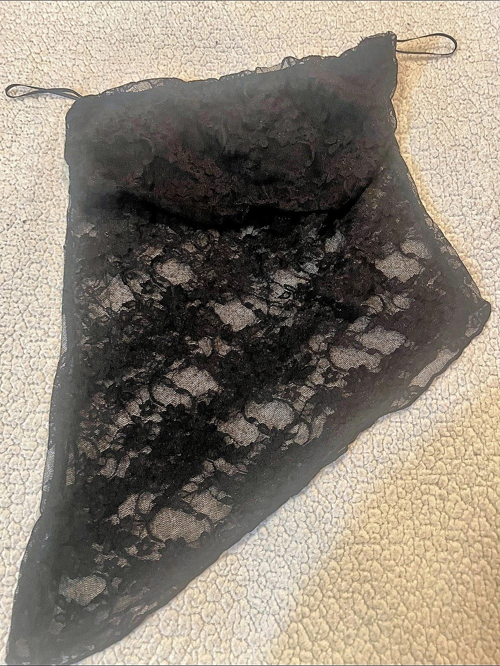 Melrose Black Floral Lace Camisole Size Small